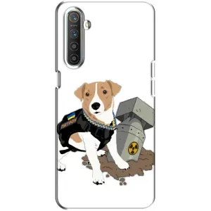 Чехол с принтом Собаки Патрон для Realme XT (Пёс Патрон с ракетой)