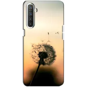 Силиконовый Чехол с одуванчиками на Realme XT (Роздумаханый одуванчик)