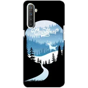 Силіконовий бампер на різдво для Realme XT (Різдвяний Олень)