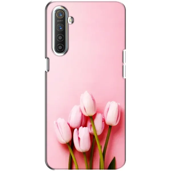 Чехол с рисунком «Розовые тюльпаны» для Realme XT Чехол с рисунком «Розовые тюльпаны» для Realme XT