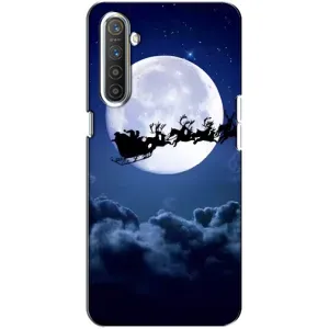 Чохол Санта Клаус для Realme XT (Санта - місяць)