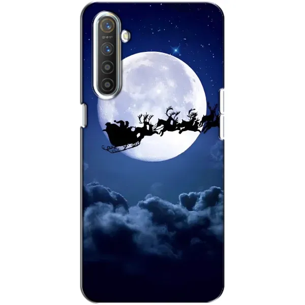 Чехол с рисунком «Санта - луна» для Realme XT Чехол с рисунком «Санта - луна» для Realme XT