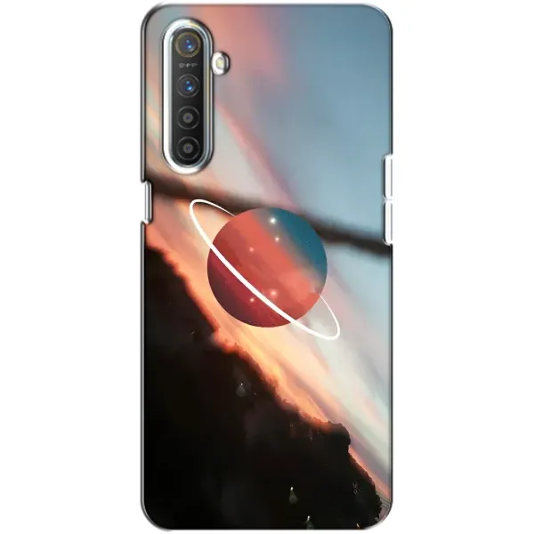Чехол с рисунком «Сатурн» для Realme XT