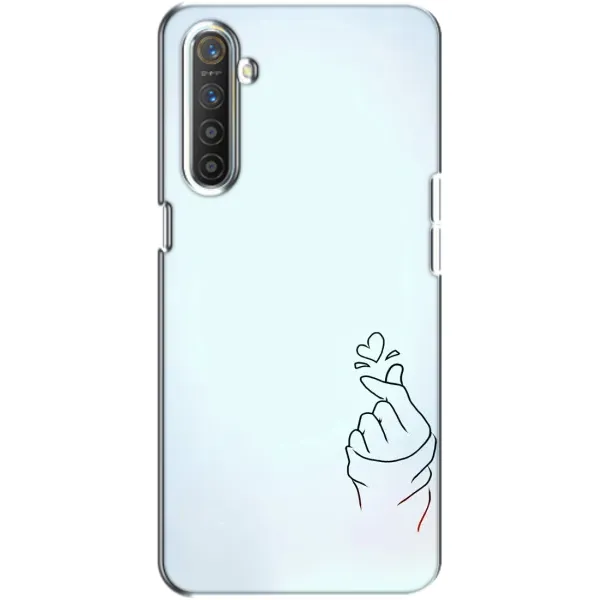 Чехол с рисунком «Сердце на голубом» для Realme XT Чехол с рисунком «Сердце на голубом» для Realme XT