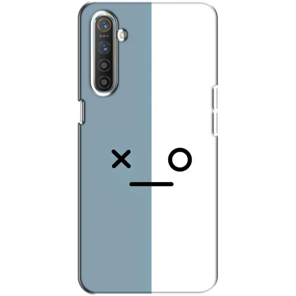 Чехол с рисунком «Серо-белый» для Realme XT Чехол с рисунком «Серо-белый» для Realme XT
