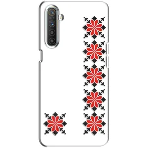 Силиконовый Чехол на Realme XT с картинкой Вышиванки (Силуэт вышиванки)