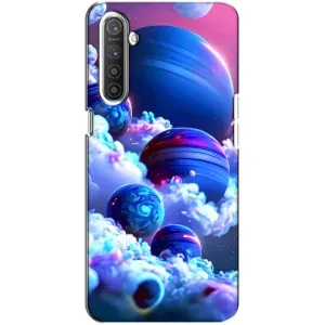 Чохли КОСМОС на Realme XT (Сині планети)