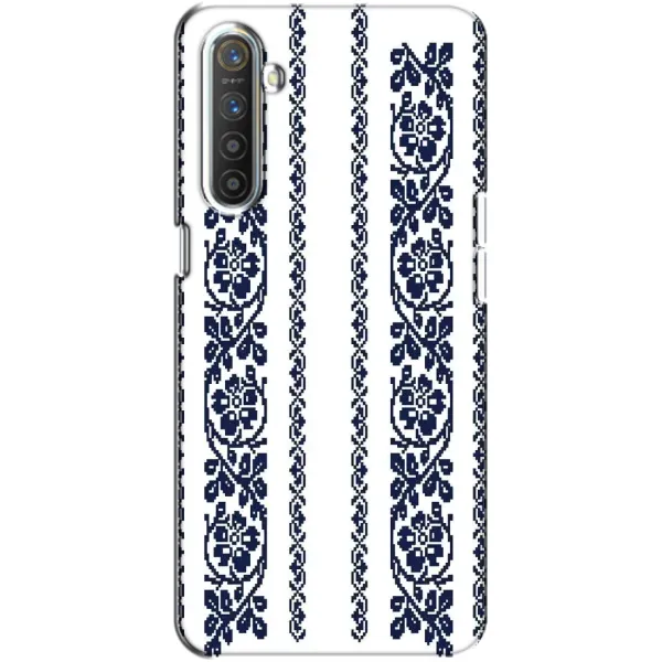 Чехол с рисунком «Синяя вышиванка» для Realme XT Чехол с рисунком «Синяя вышиванка» для Realme XT