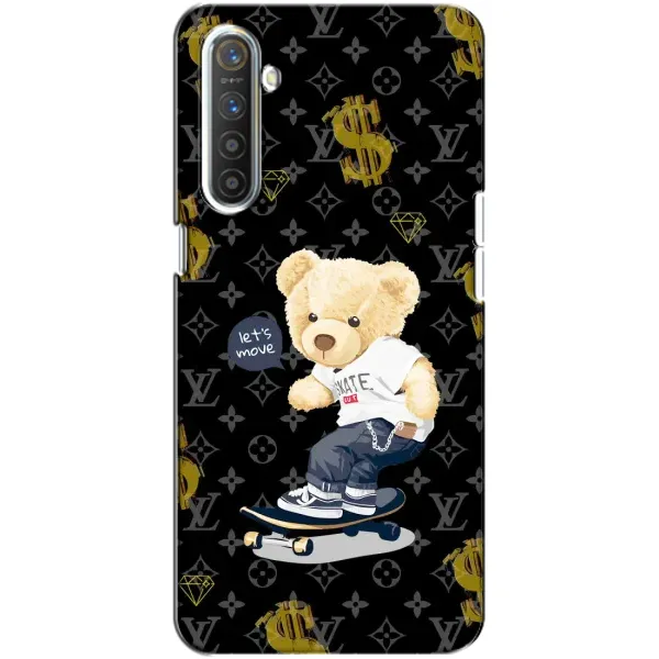 Чехол с рисунком «Скейтер Тедди» для Realme XT Чехол с рисунком «Скейтер Тедди» для Realme XT