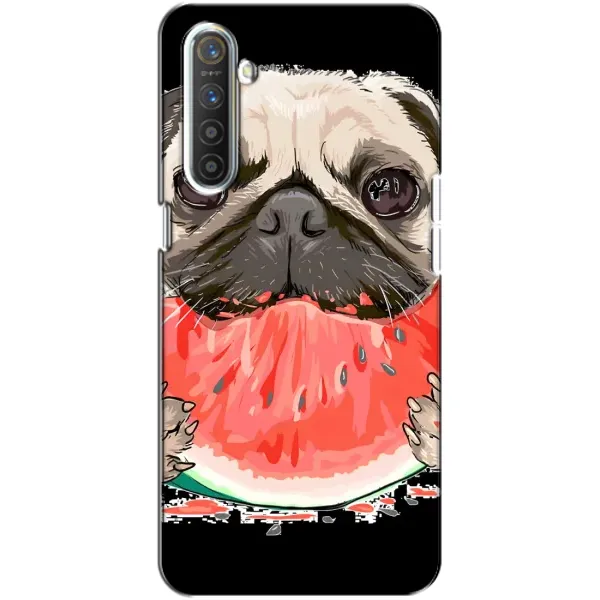 Чехол с рисунком «Смешной Мопс» для Realme XT