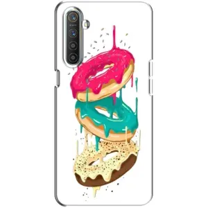 Чохол з зображенням смачної їжі для Realme XT (Соковиті пончики)