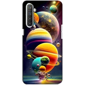 Чохол (ТПУ) з планетами на Realme XT (Сонячна система)