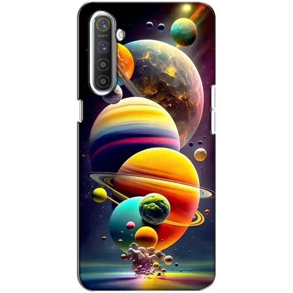 Чехол с рисунком «Солнечна система» для Realme XT