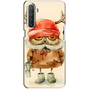 Чохли з принтом СОВИ для Realme XT (Сова у шапці)