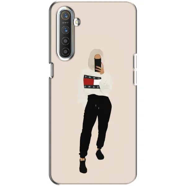 Чехол с рисунком «Стильная» для Realme XT