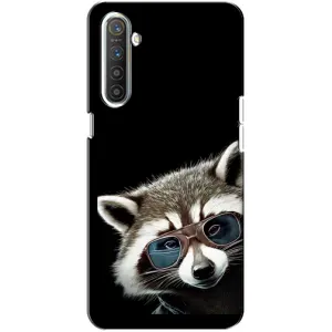 Силіконовий Чохол з Энотами на Realme XT (Стильний Єнот)