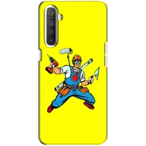 Силіконовий бампер (Працівники) на Realme XT (Будівельник)