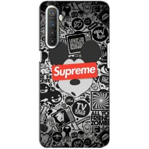 Чехол с Брендами одежды на Реалми ХТ (Supreme Маус)