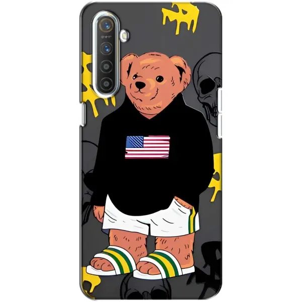 Чехол с рисунком «Teddy USA» для Realme XT Чехол с рисунком «Teddy USA» для Realme XT