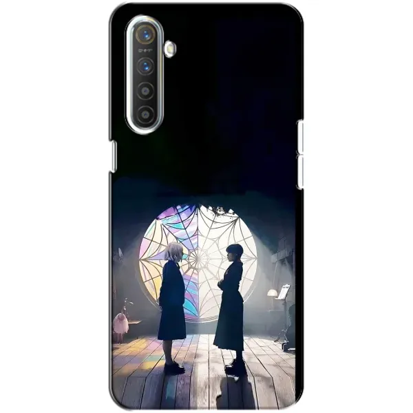 Чехол с рисунком «Уэнсдей и Энди» для Realme XT