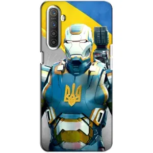 Силиконовый Чехол на Realme XT (Я-Украина) (Украинский робокоп)
