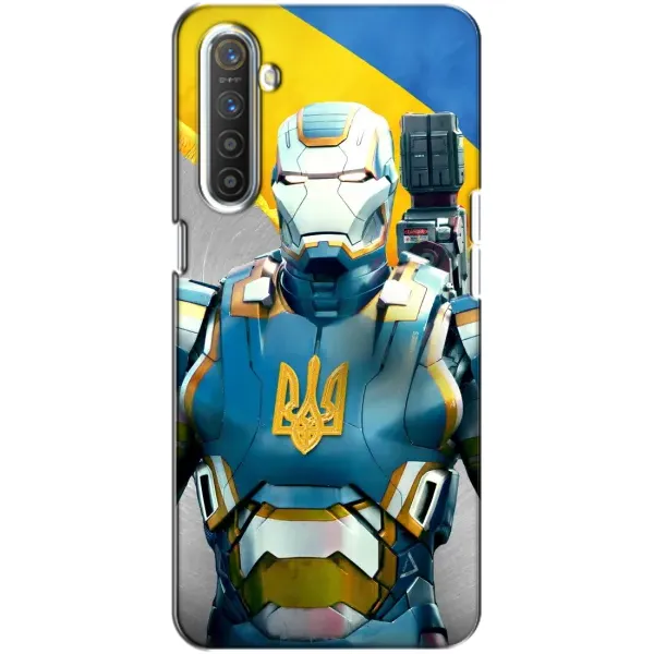 Чехол с рисунком «Украинский робокоп» для Realme XT Чехол с рисунком «Украинский робокоп» для Realme XT