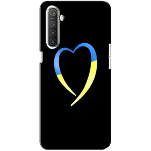 Силиконовый Чехол на Realme XT (Я-Украина) (Украинское сердце)