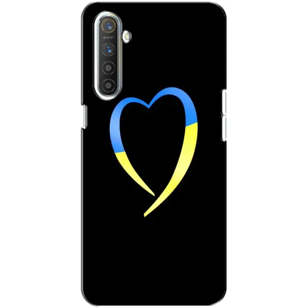 Чехол с рисунком «Украинское сердце» для Realme XT Чехол с рисунком «Украинское сердце» для Realme XT