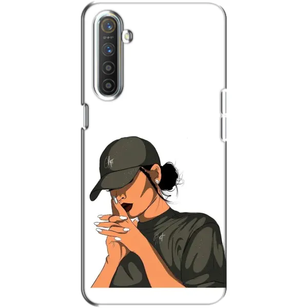 Чехол с рисунком «В зеленом» для Realme XT