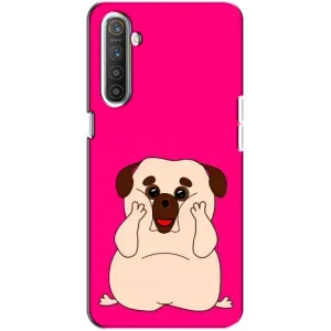 Чохол (ТПУ) Милі песики для Realme XT (Веселий Мопсік)