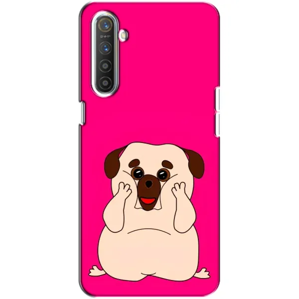Чехол с рисунком «Веселый Мопсик» для Realme XT