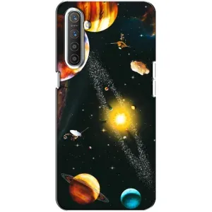 Чохол (ТПУ) з планетами на Realme XT (Вид з космосу)