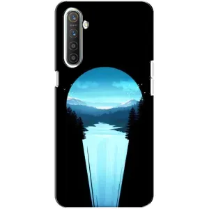 Літній Чохол на Realme XT (Синій Водоспад)