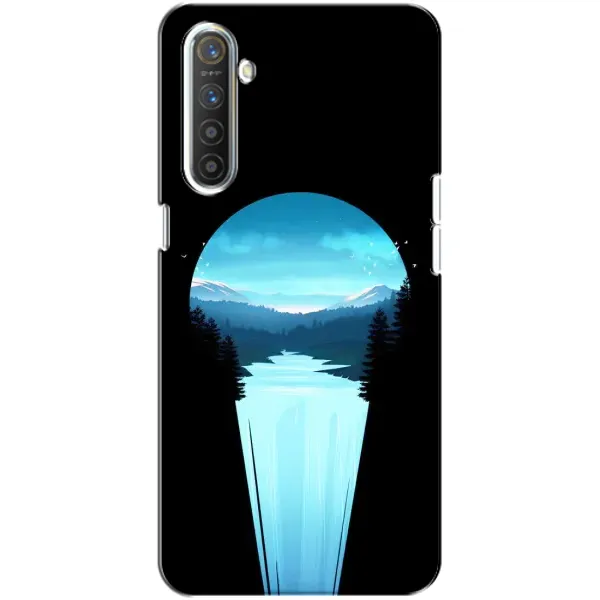 Чехол с рисунком «Синий Водопад» для Realme XT Чехол с рисунком «Синий Водопад» для Realme XT
