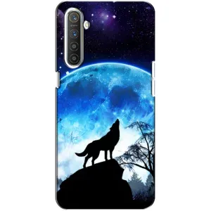 Чохол з Вовком на Realme XT (Виє на місяць)