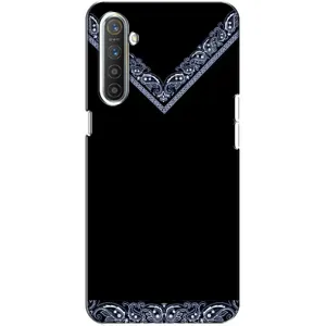 Силиконовый Чехол на Realme XT (Воротник вышиванки)