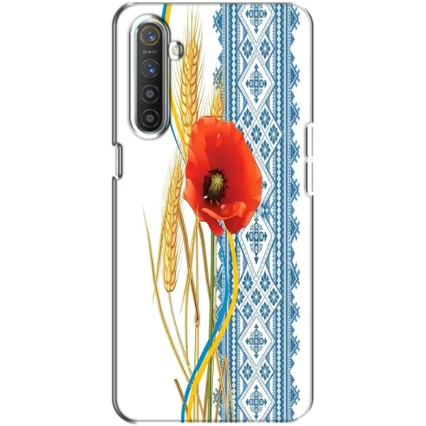 Чехол с рисунком «Вышиванка с цветком» для Realme XT Чехол с рисунком «Вышиванка с цветком» для Realme XT
