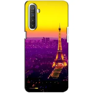 Чехол с Эйфелевой башней на Realme XT (Яркая башня)