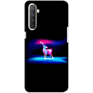 Силіконовий бампер з картинкою звірів для Realme XT (Яскравий олень)