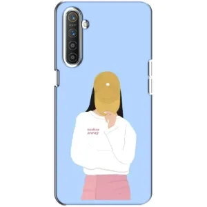 Силіконовый Чохол на Realme XT з картинкой Модных девушек (Жовта кепка)
