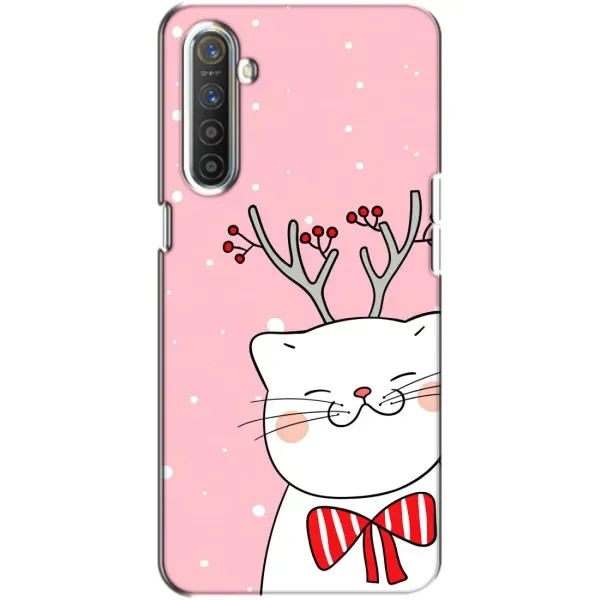Чехол с рисунком «Зимний кот» для Realme XT Чехол с рисунком «Зимний кот» для Realme XT