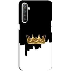 Чохол (Корона на чорному фоні) для Реалмі ХТ (Золота корона)