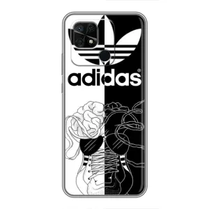 Чохол с стилі "Адідас" для Редмі 10с (Adidas шнурки)