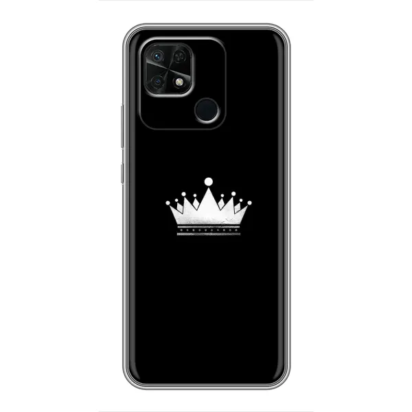 Чехол с рисунком «Белая корона» для Xiaomi Redmi 10C Чехол с рисунком «Белая корона» для Xiaomi Redmi 10C