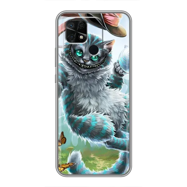 Чехол с рисунком «Чеширский КОТИК» для Xiaomi Redmi 10C Чехол с рисунком «Чеширский КОТИК» для Xiaomi Redmi 10C
