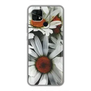 Чохол з ромашками на Xiaomi Redmi 10C (Квіти Ромашки)