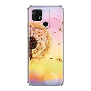 Силіконовий Чохол з кульбабками на Xiaomi Redmi 10C (Квітка-кульбаба)