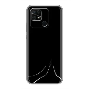 Чохол з картинками на чорному фоні для Xiaomi Redmi 10C (Дорога)