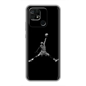Силіконовый Чохол Nike Air Jordan на Редмі 10с (Джордан)