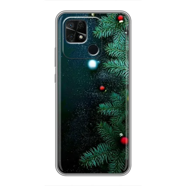 Чехол с рисунком «Елка» для Xiaomi Redmi 10C Чехол с рисунком «Елка» для Xiaomi Redmi 10C